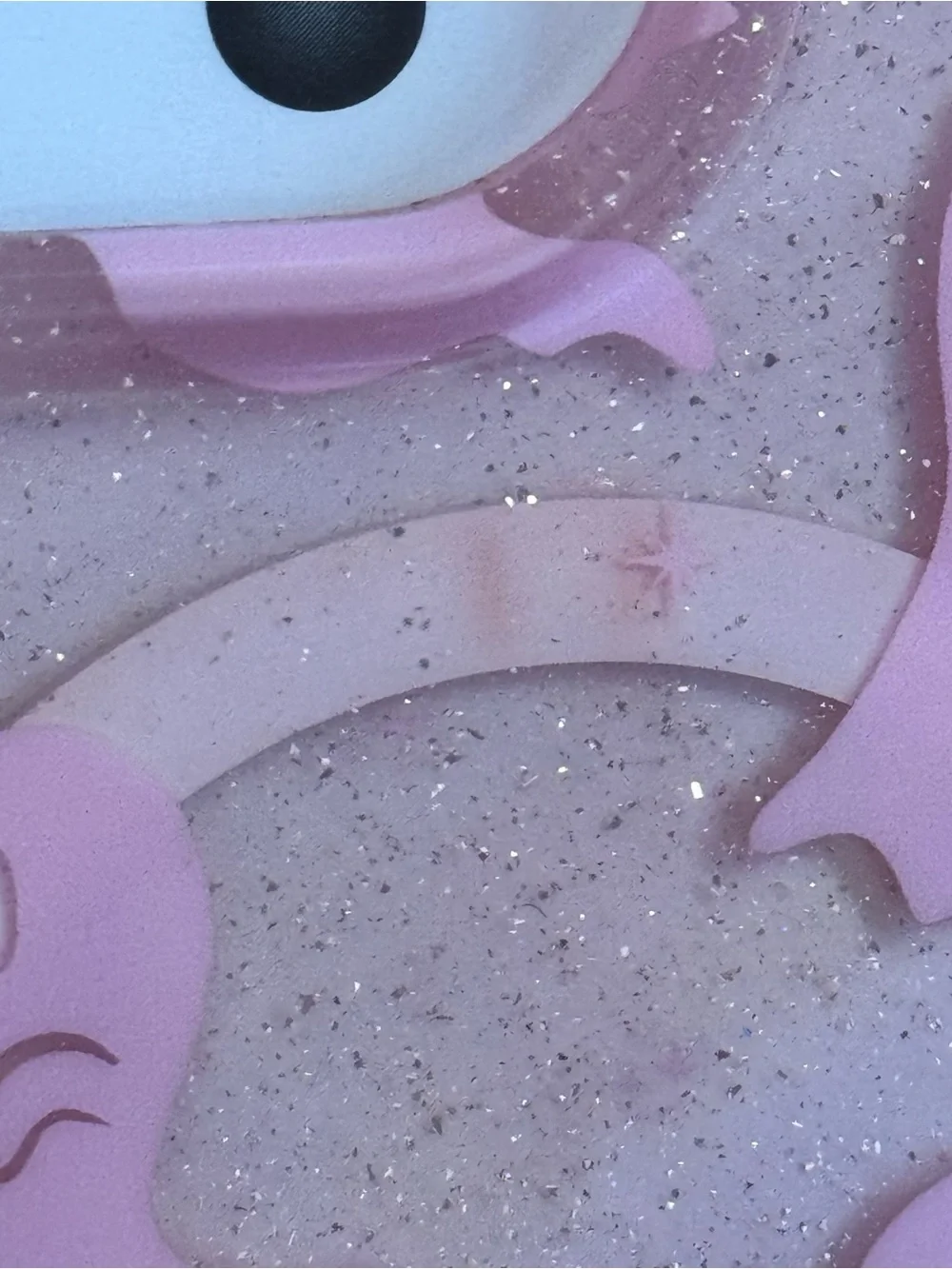 Velvet Caviar iPhone Case X Ghosted Pink Glitter